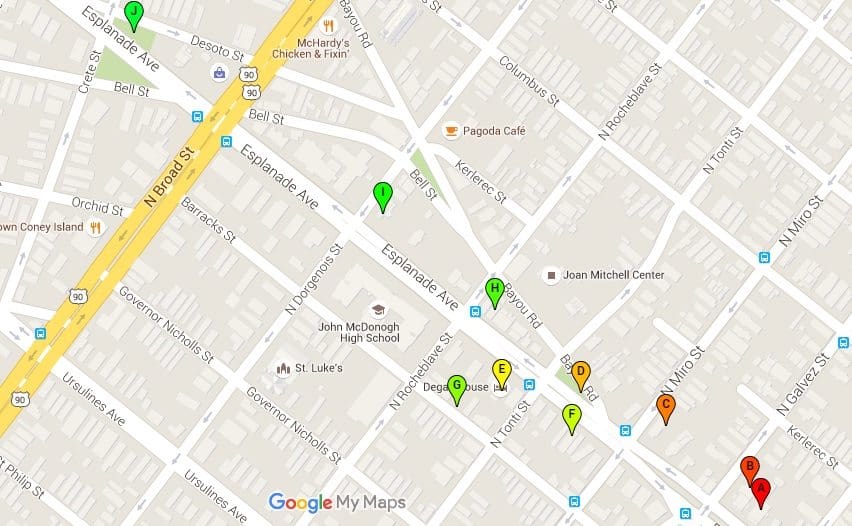 Esplanade Avenue & Bayou St. John Self Guided Tour Free Tours by Foot