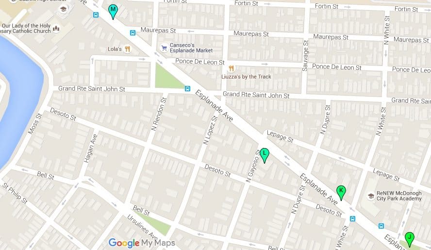 Esplanade Avenue & Bayou St. John Self Guided Tour Free Tours by Foot